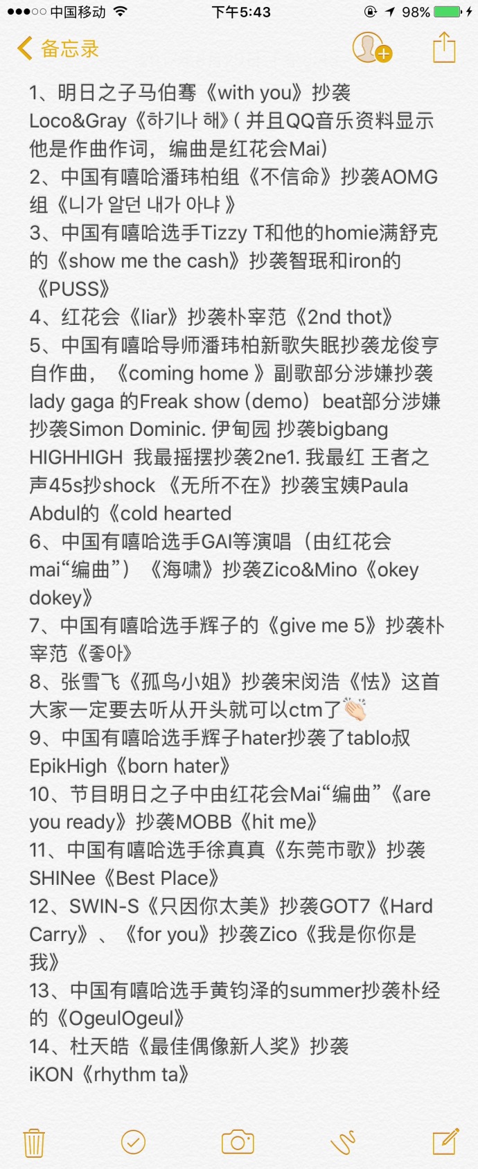 中國有嘻哈，real hiphop or real 抄襲咖？