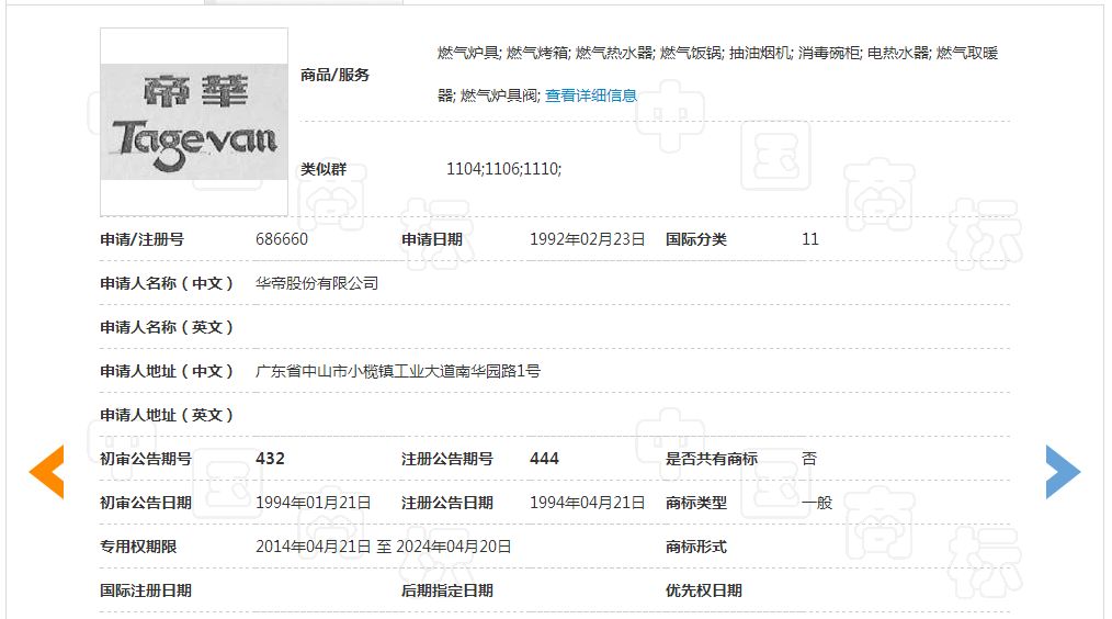 「華帝」知識產權保護概覽！