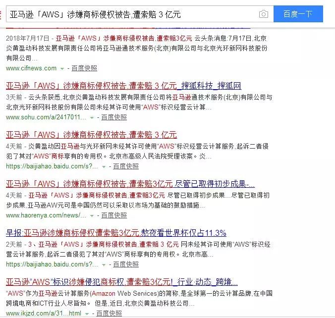 遭索賠 3 億元？亞馬遜「AWS」涉嫌商標侵權被告