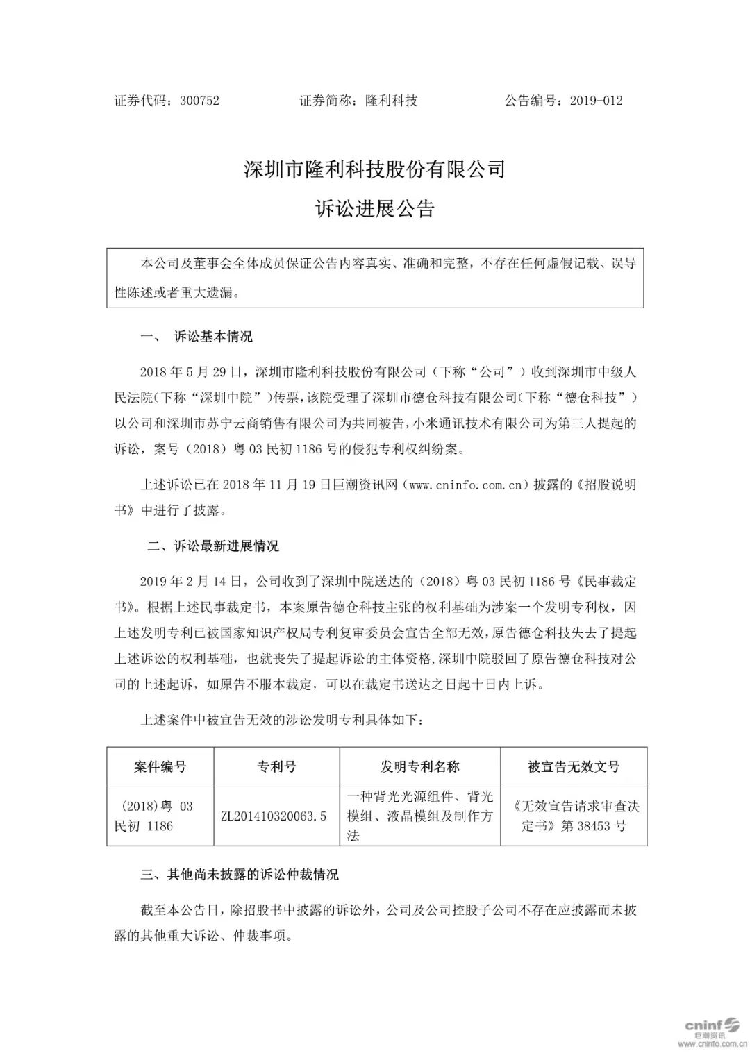 劇情大反轉！IPO前夕遭競爭對手專利訴訟，涉案專利竟然被無效！