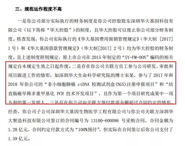 現場檢查！上市企業“華大基因”因專利問題被證監會要求責改