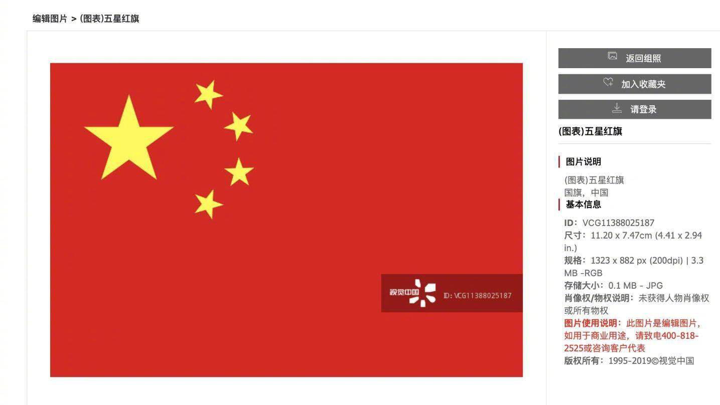 視覺中國銷售黑洞照片、國旗圖片合理合法嗎？