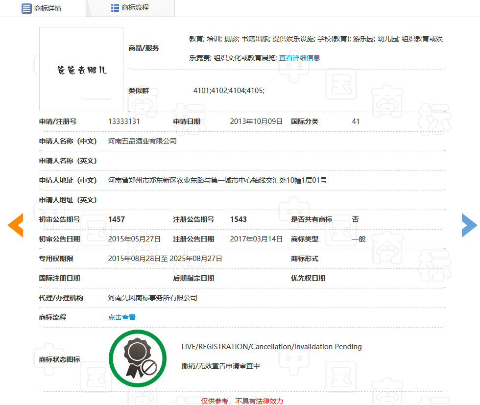 “爸爸去哪兒”爭議商標予以維持！