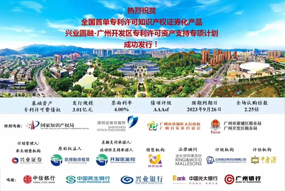 剛剛！全國首單專利許可知識產權證券化產品成功發行，背后有哪些啟示？