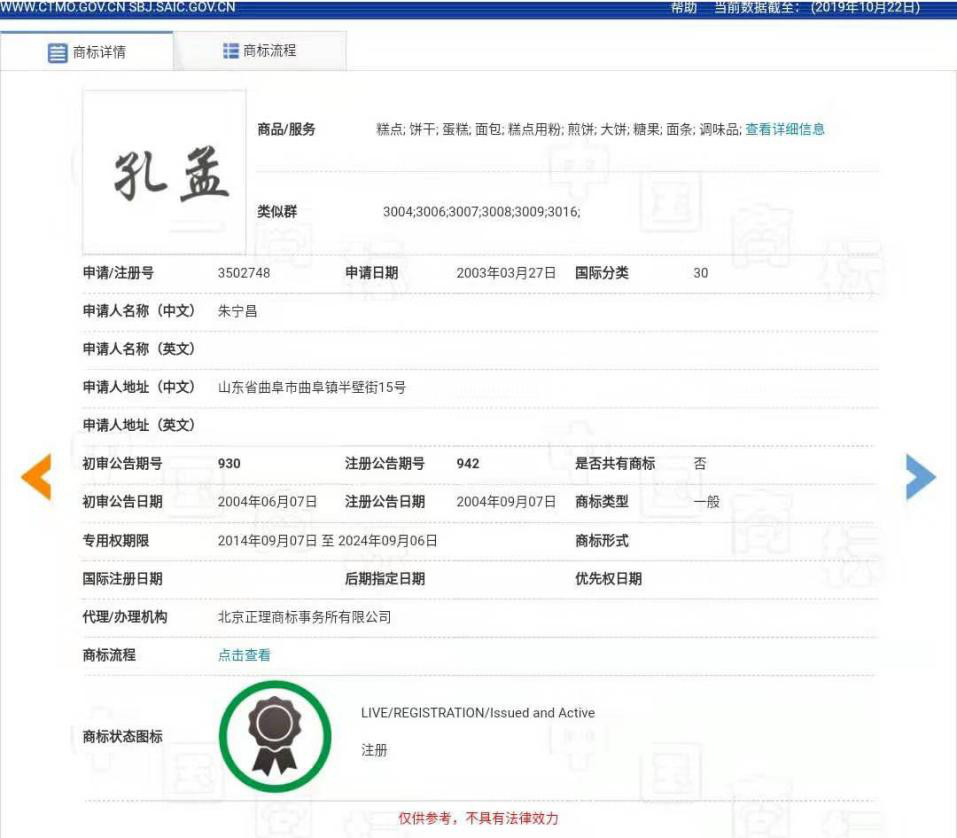“孔孟”因不良影響被駁回，但這些商標卻成功注冊了？（附商標駁回復審決定書）