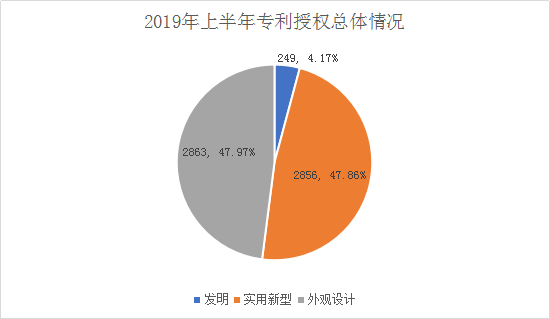 廣州市白云區2019年上半年專利數據分析報告