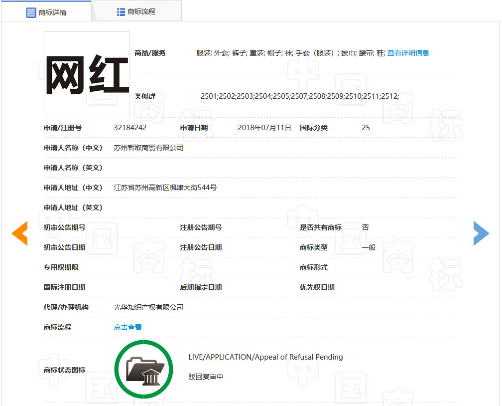 網紅年年有，“網紅”商標卻遭駁回！