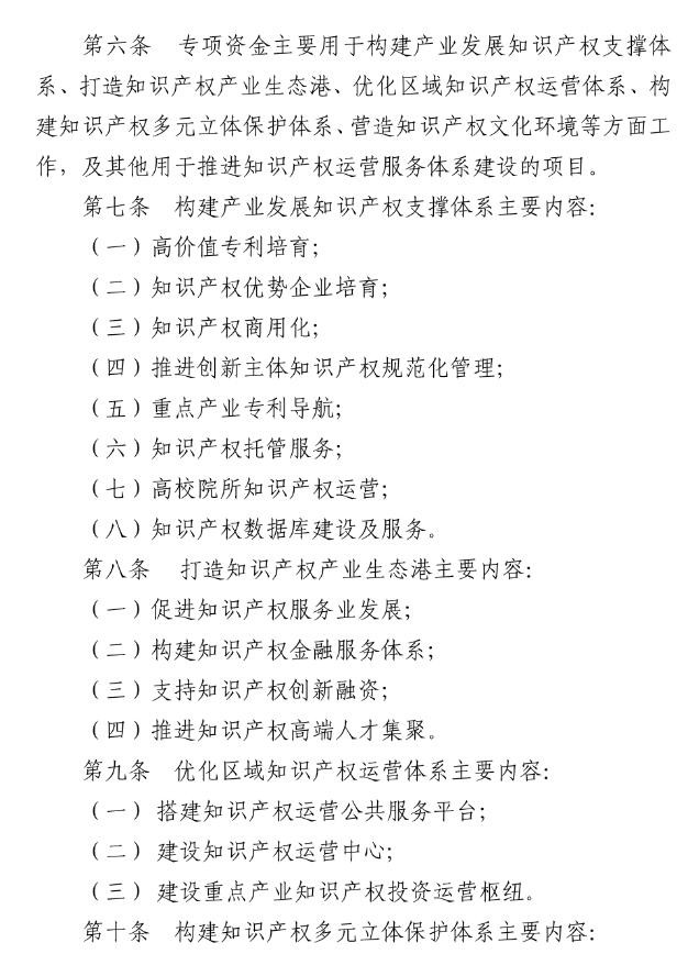 北京市海淀區知識產權運營服務體系建設專項資金實施細則（全文）