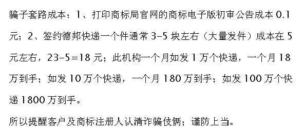 驚！“花式”送達商標公告以騙取錢財！你中招了嗎？