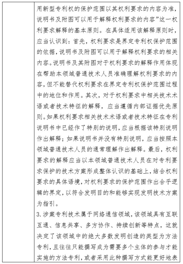 剛剛！最高院公布“涉及網絡通信領域多主體實施方法專利的侵權糾紛案件”判決（附：全文）