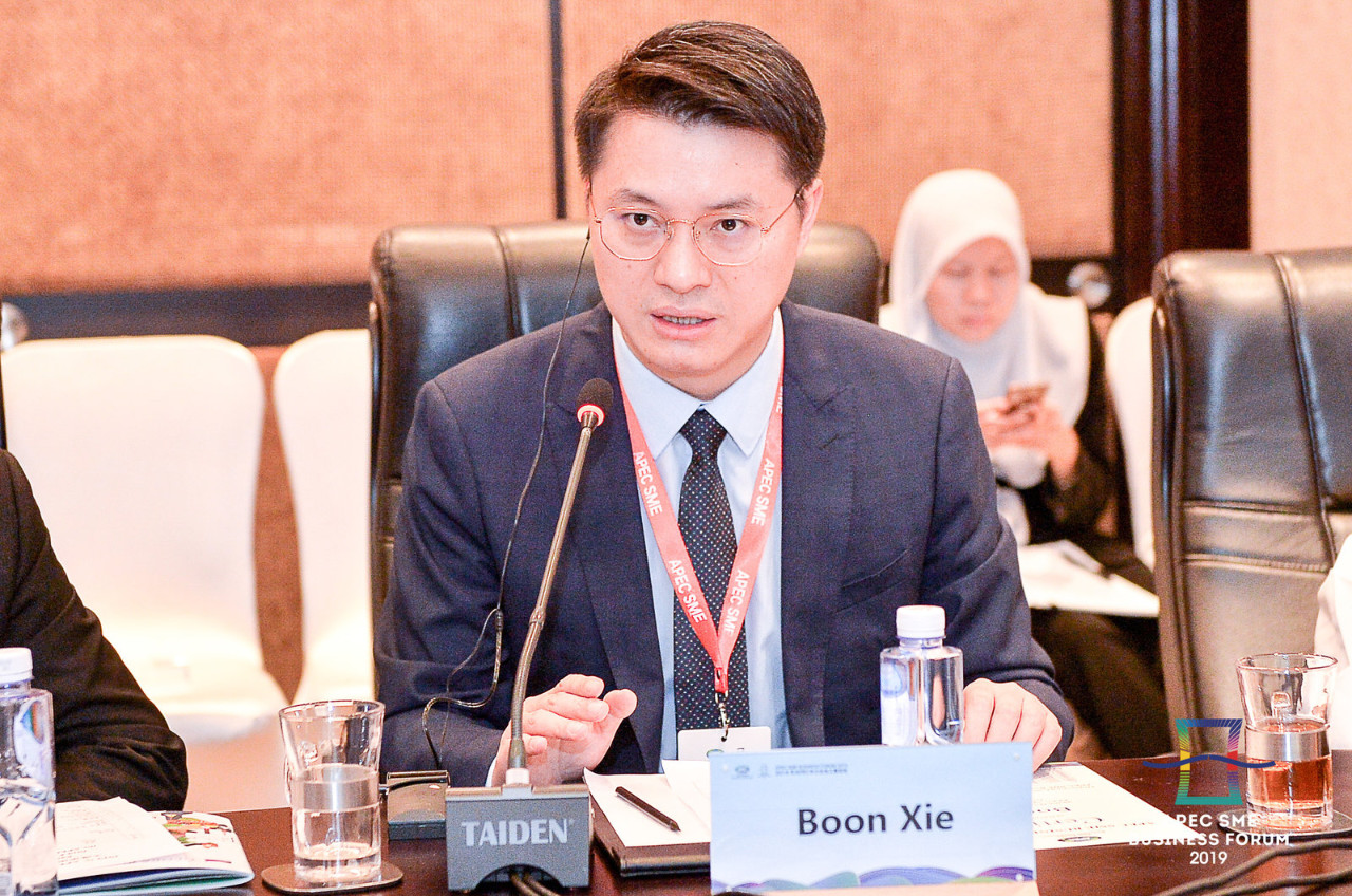 謝旭輝當選2019APEC中小企業工商論壇主席團成員