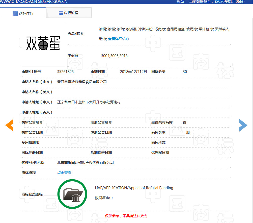 你吃的“雙黃蛋”雪糕是奧雪牌的嗎？