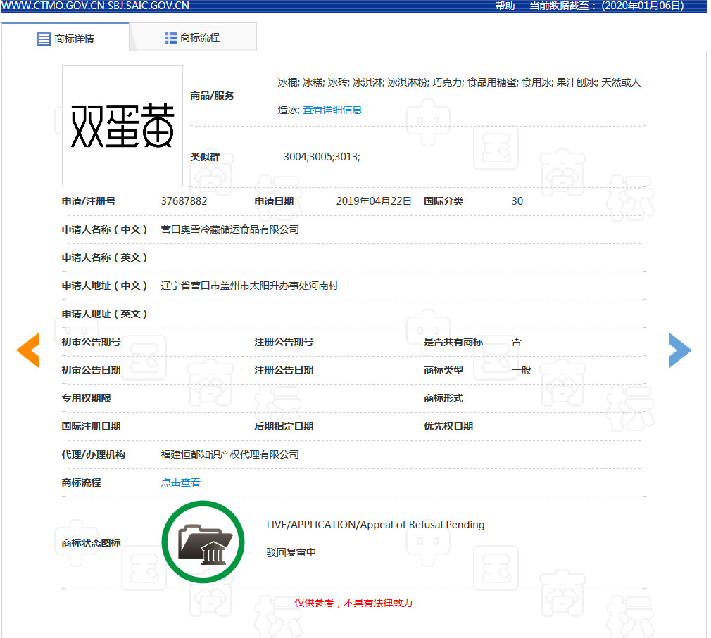你吃的“雙黃蛋”雪糕是奧雪牌的嗎？