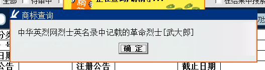 “武大郎”商標因烈士被駁回？烈士姓名禁用商標