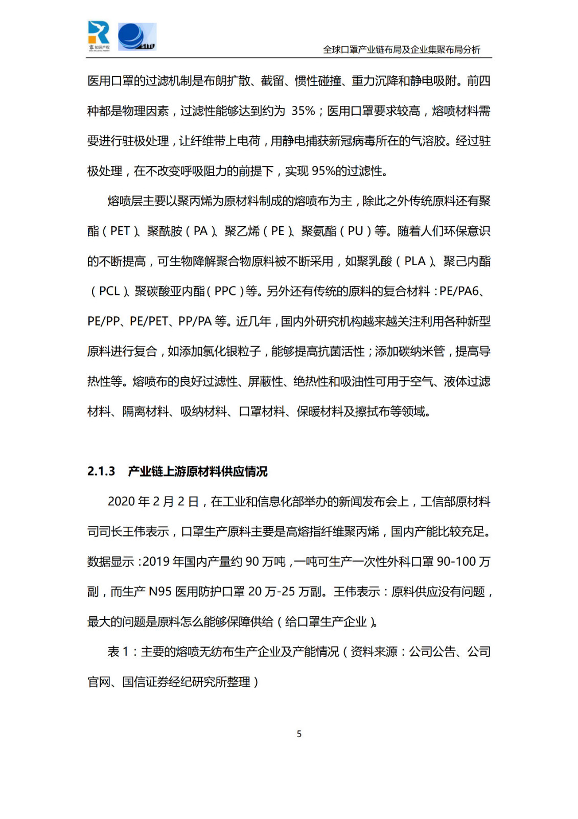 深度！全球口罩產業鏈布局及企業集聚布局分析報告（共84頁）
