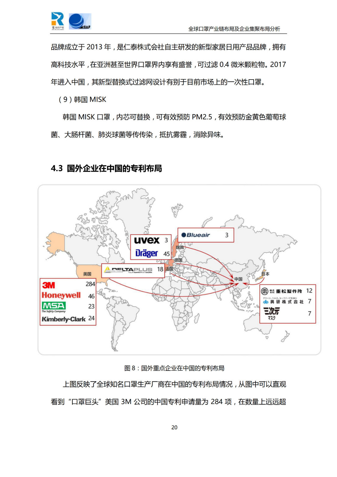深度！全球口罩產業鏈布局及企業集聚布局分析報告（共84頁）