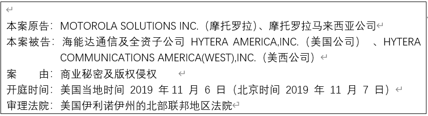 震驚！海能達被美國法院判決向摩托羅拉賠償53億，事涉商業秘密、版權侵權