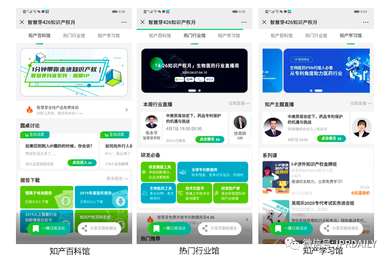 熱門直播、答題PK、免費課程券…為期一個月的知產嘉年華來了！