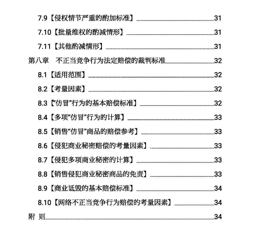 全文｜北京高院明確侵害知識產權案件賠償裁判標準