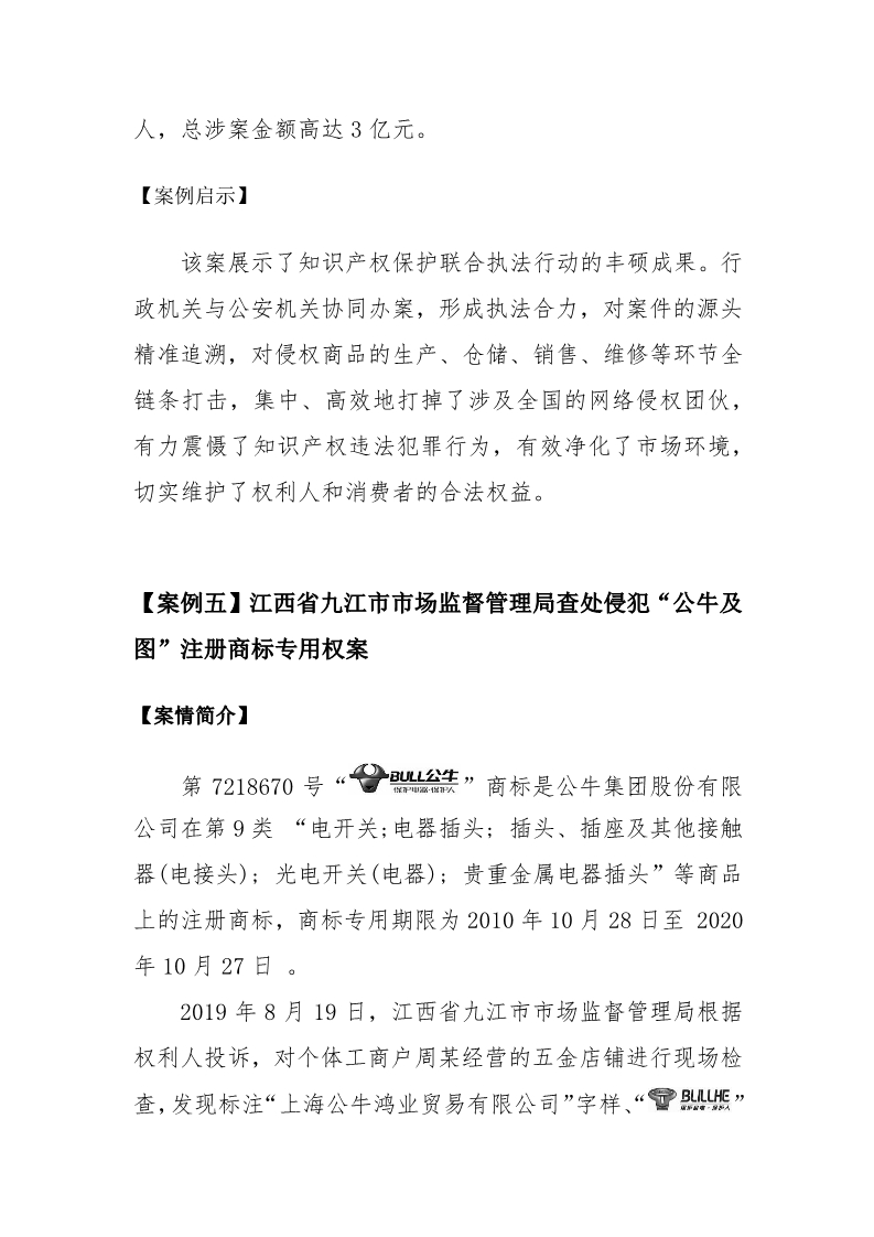 國家知識產權局發布2019年度知識產權行政保護典型案例
