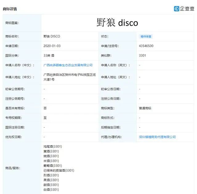 #晨報#世界知識產權組織啟動馬德里申請在線服務；“野狼disco”商標被搶注，歌曲曾陷版權風波