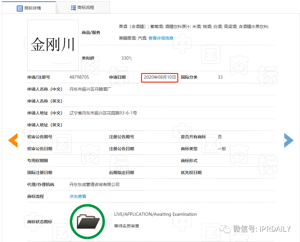《金剛川》熱映，“金剛川”商標卻遭搶注！