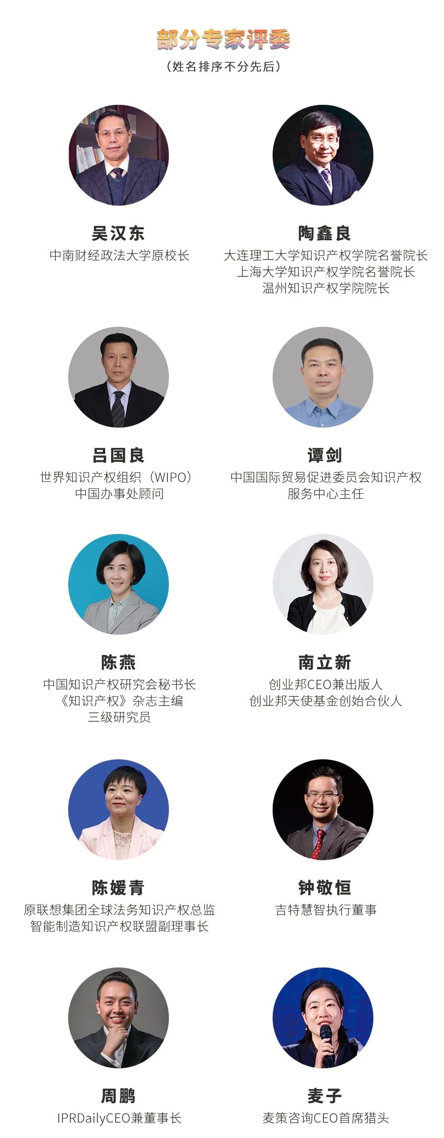 不負韶華！2020年40位40歲以下企業知識產權精英榜60位入圍名單公布