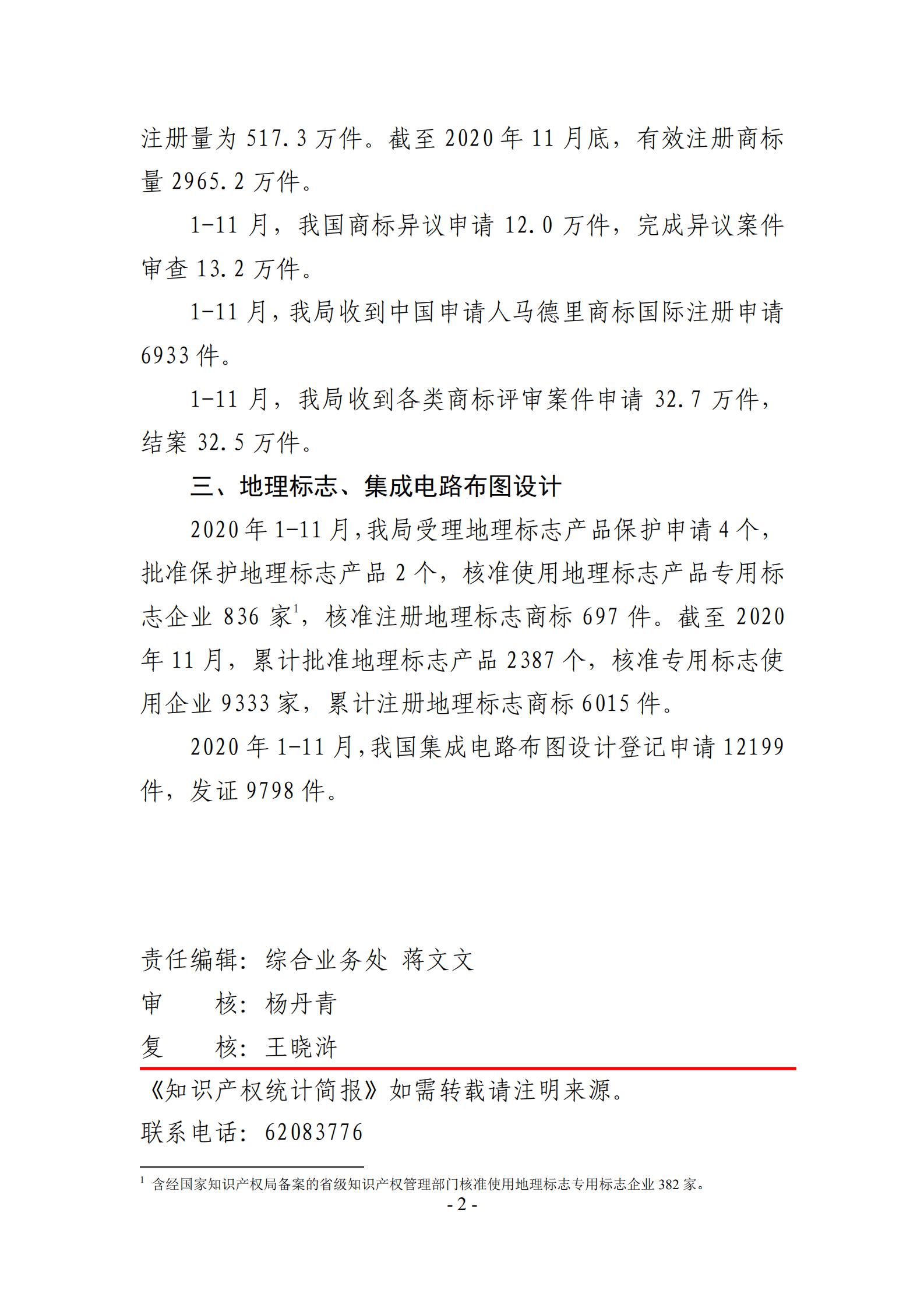 發明專利申請140.3萬、商標申請量 840.9 萬！國知局發布2020年1~11月「專利、商標、.......」統計數據