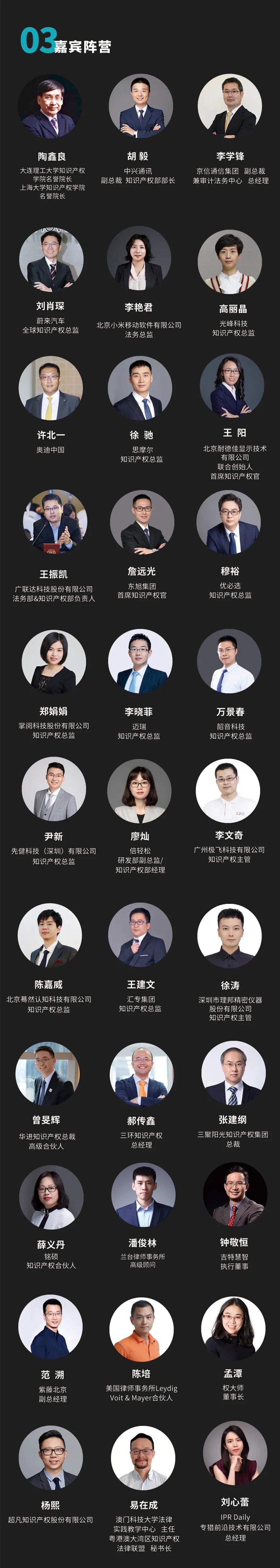 “2020首屆未來知識產權官大會暨第二屆中國40位40歲以下企業知識產權精英頒獎盛典”今日開啟！