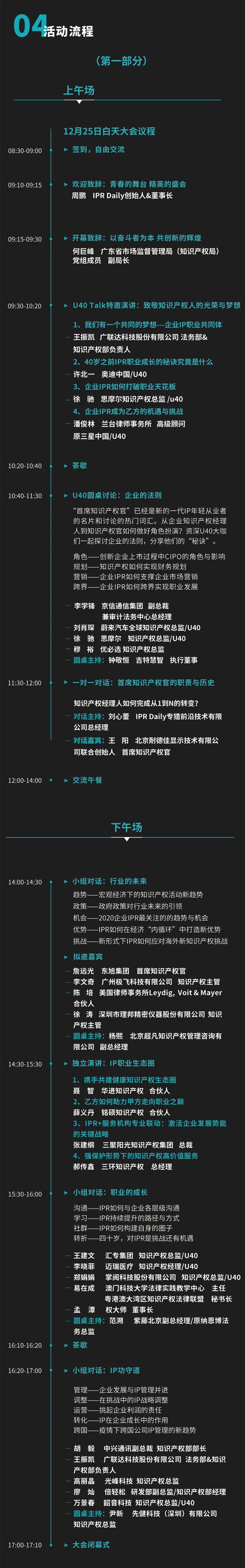 “2020首屆未來知識產權官大會暨第二屆中國40位40歲以下企業知識產權精英頒獎盛典”今日開啟！