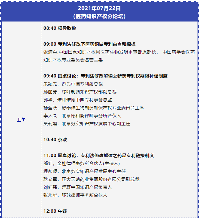 誠邀出席 | 中國知識產權高峰論壇（CIPF）最新議程