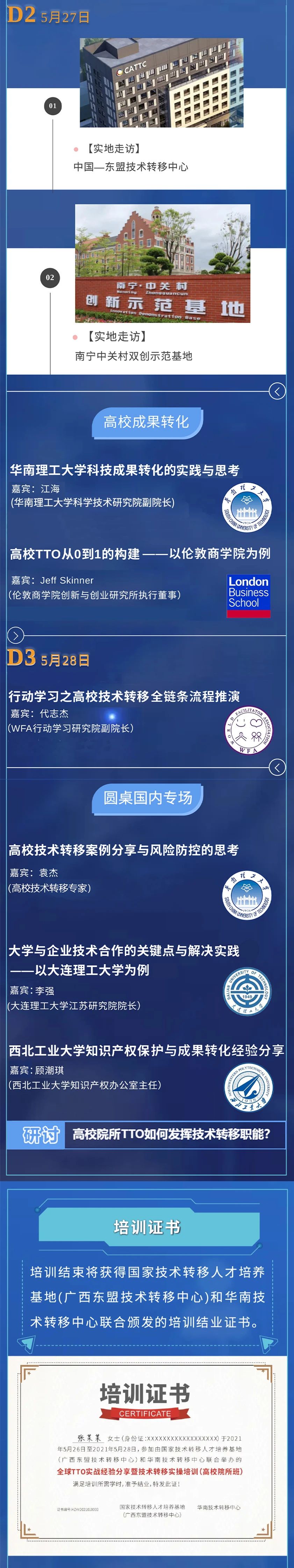 “全球TTO實戰經驗分享暨技術轉移實操培訓（高校院所班）”即將開班！