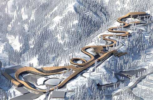 填補國內空白！這座“雪上F1”賽道暗藏黑科技