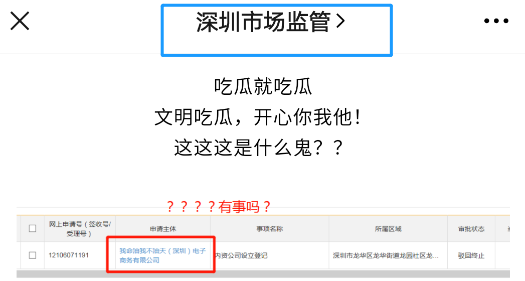 “我命油我不油天”商標被搶注！此前擬注冊為公司名被駁回
