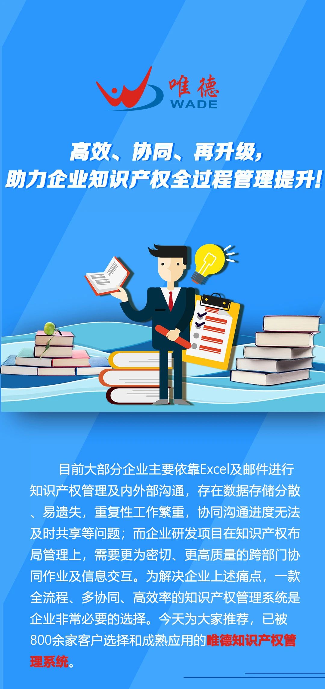 高效協同再升級，唯德助力企業知識產權全過程管理提升！