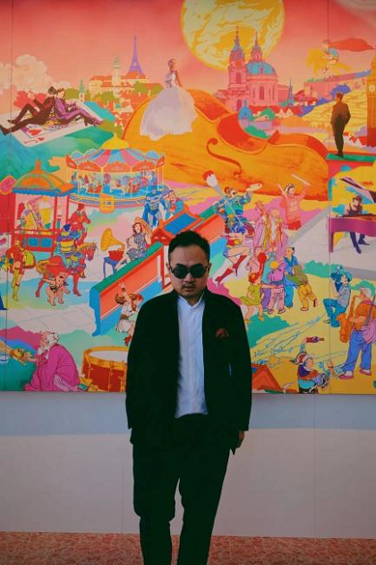 波普藝術家Jacky Tsai中國首展&與R汽車聯合打造聯名