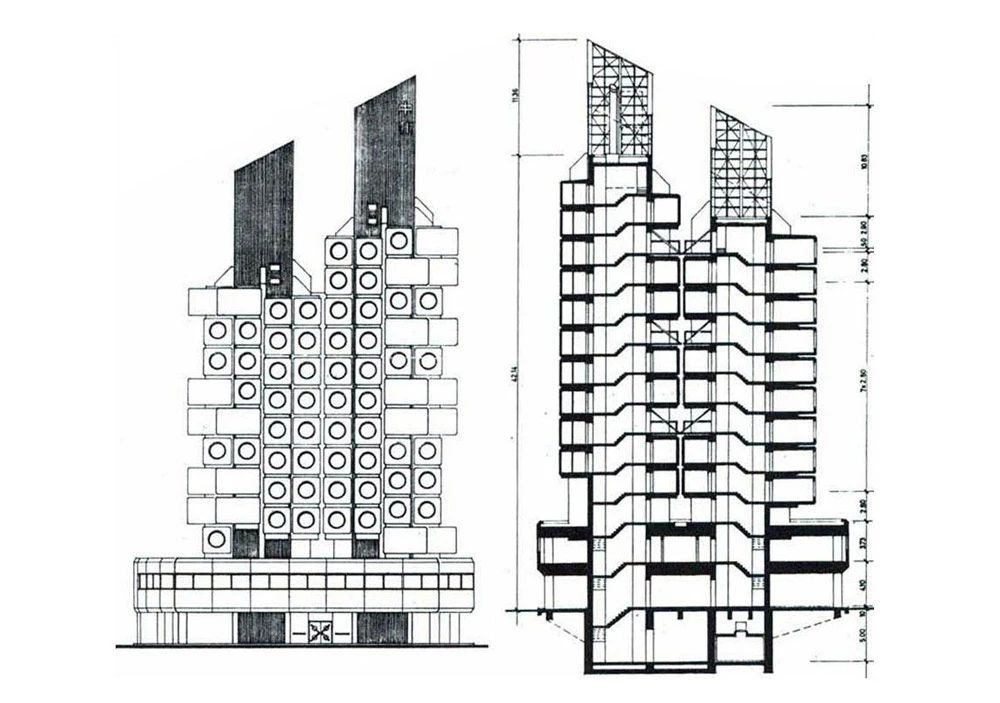 從建成到拆除！再見了，黑川紀章的 ‘中銀膠囊塔’