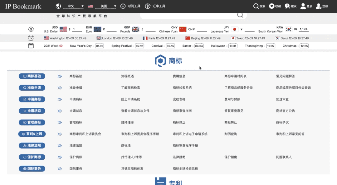 代理人的提效神器，全球知識產權導航平臺IP Bookmark來襲！
