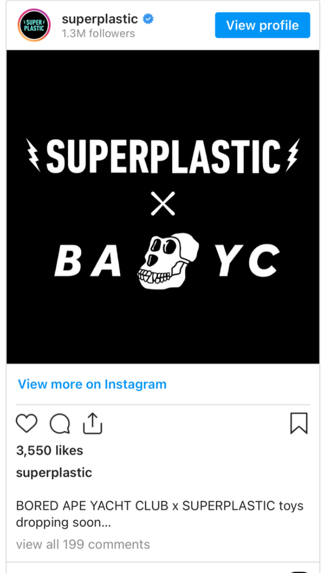 Gucci 推出NFT Super Gucci聯名