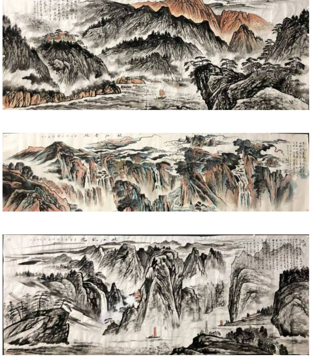山河藏筆下，壯志隱帛中—— 書畫名家戴俠寫意山水作品欣賞