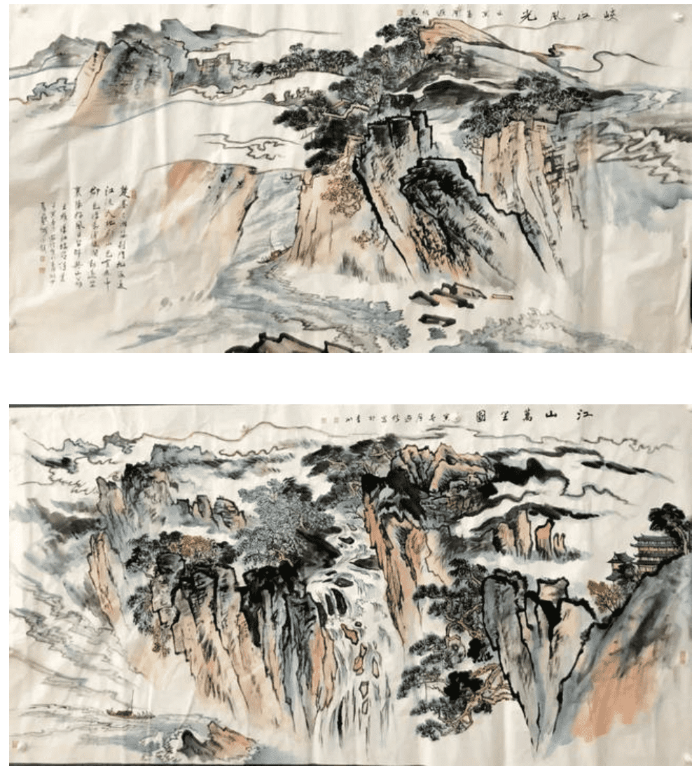 山河藏筆下，壯志隱帛中—— 書畫名家戴俠寫意山水作品欣賞