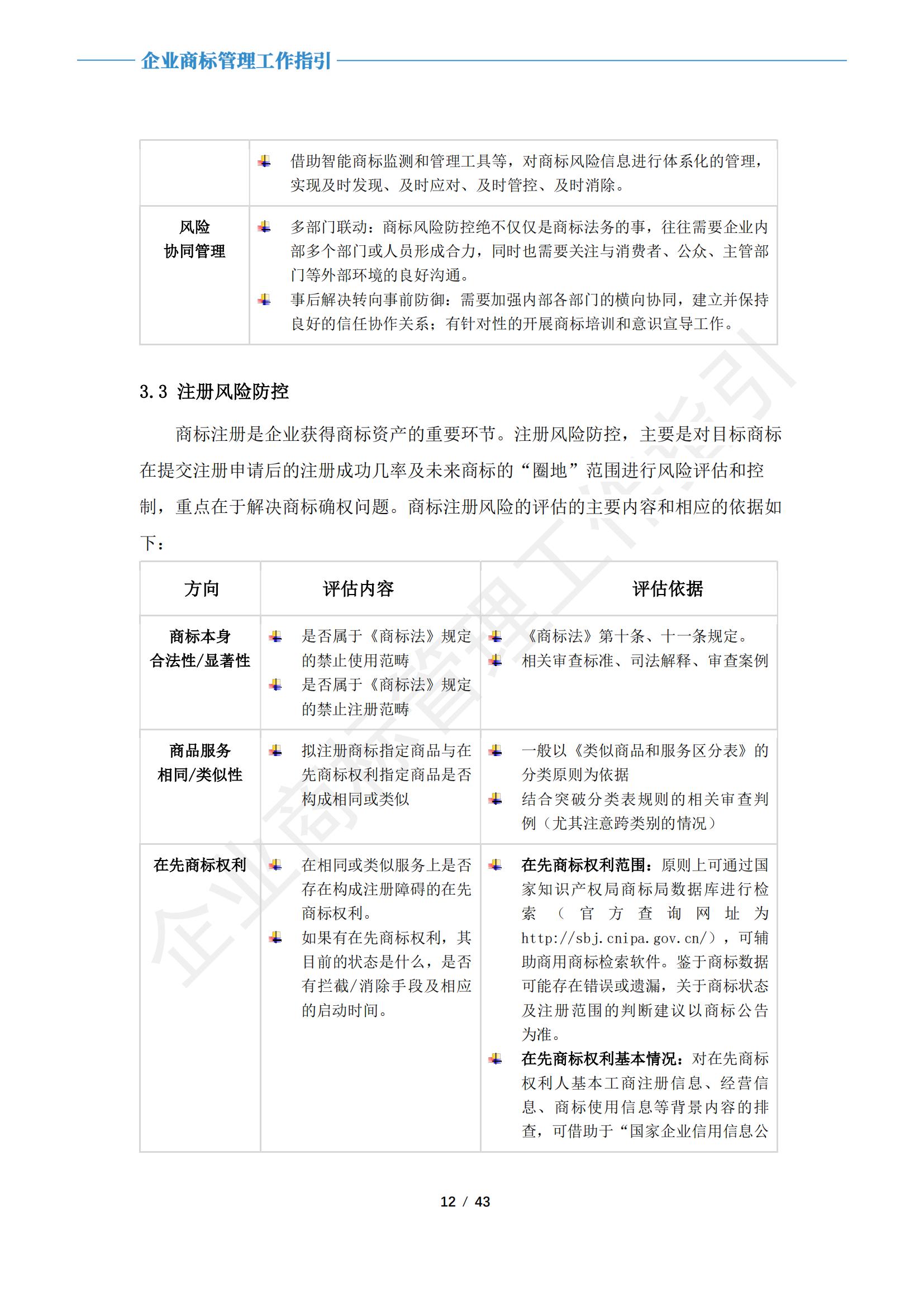 《企業商標管理工作指引》正式發布