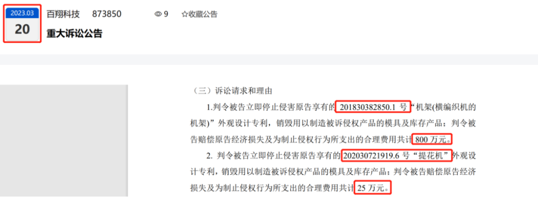 半年內被起訴侵犯10項專利索賠超8000萬，如今一審贏了