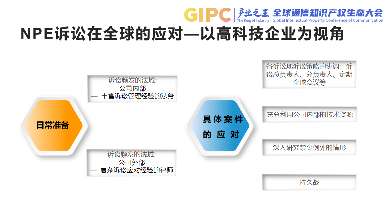 英特爾中國知識產權訴訟總監王欣：NPE訴訟的應對與反思