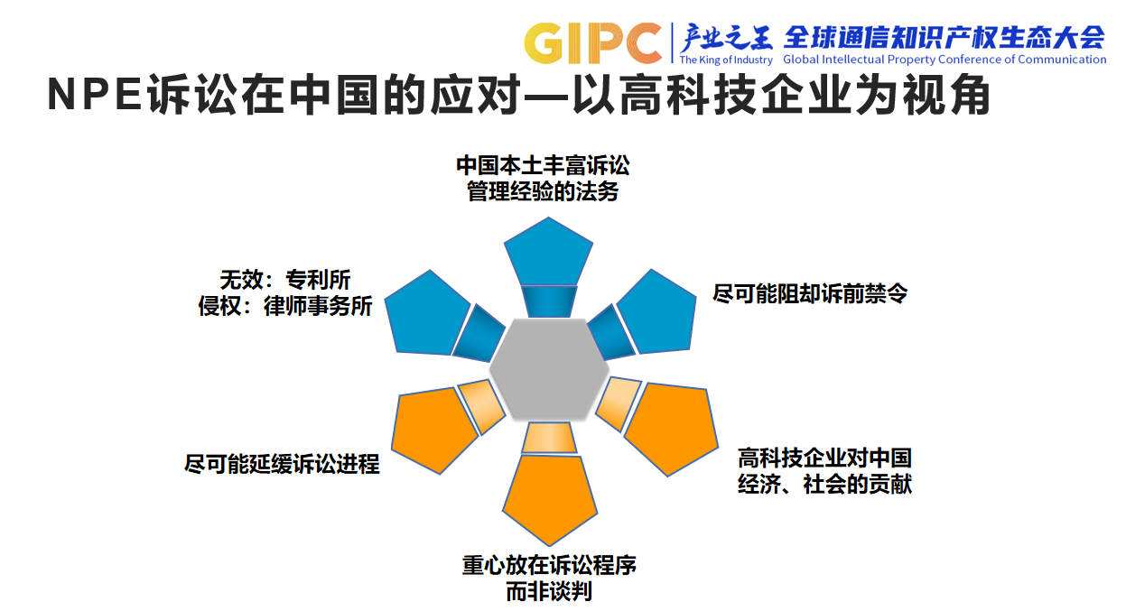 英特爾中國知識產權訴訟總監王欣：NPE訴訟的應對與反思