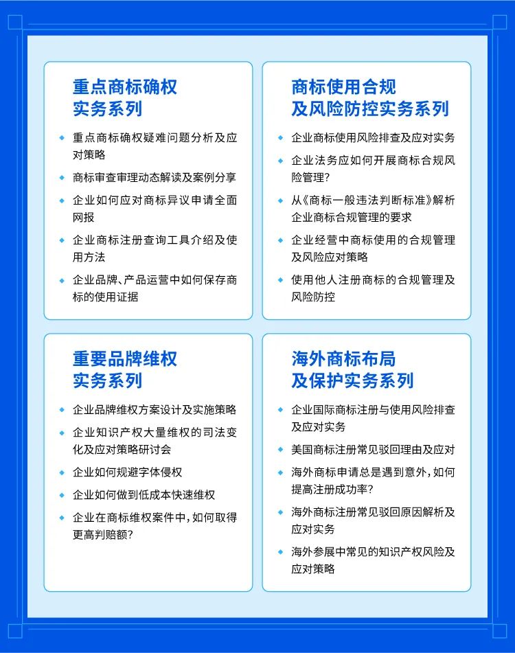 實務課程+精品刊物+專業書籍！飆局＆知產島聯合贈禮，助力企業商標管理