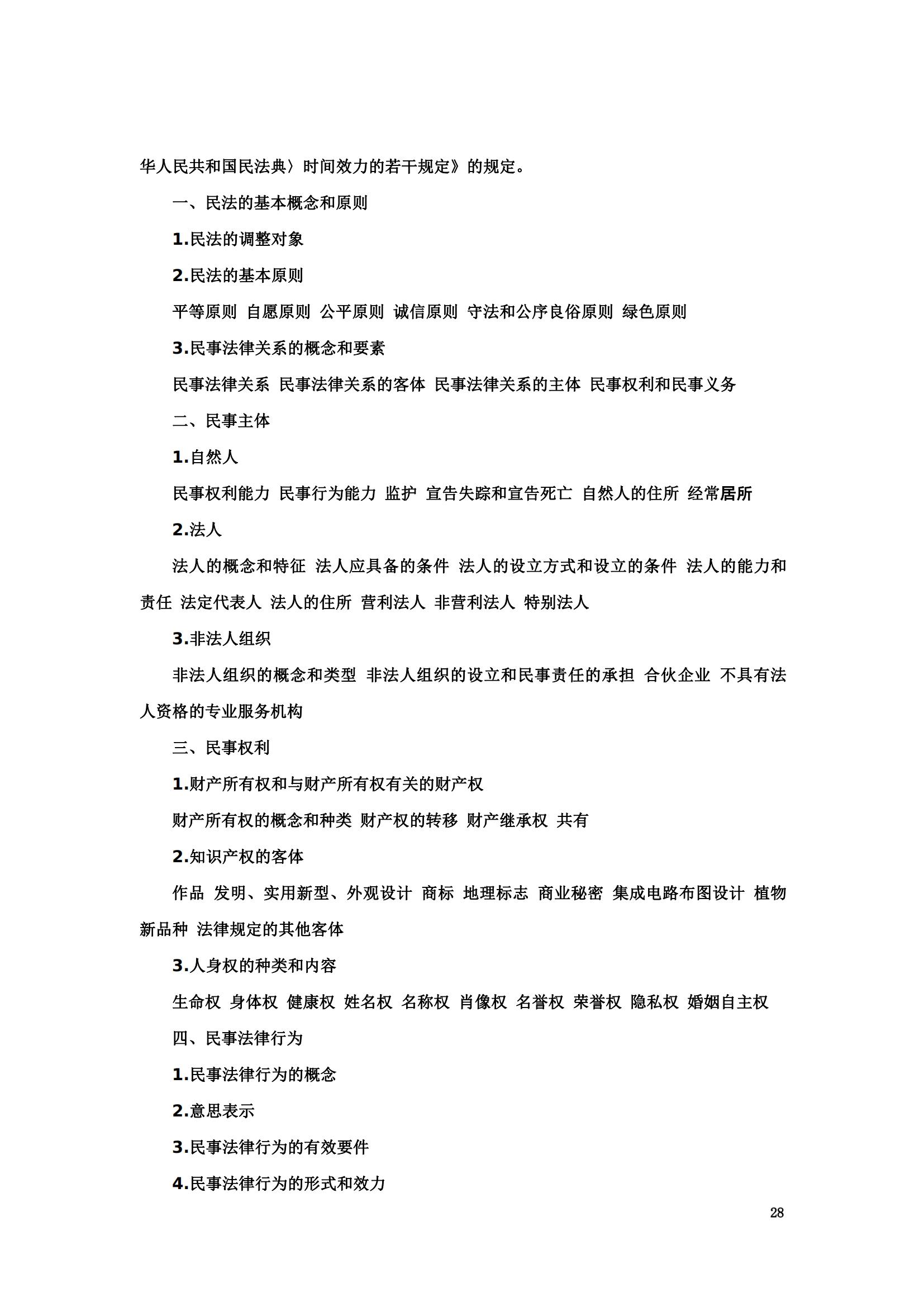 “2024年專利代理師資格考試大綱”全文發布！
