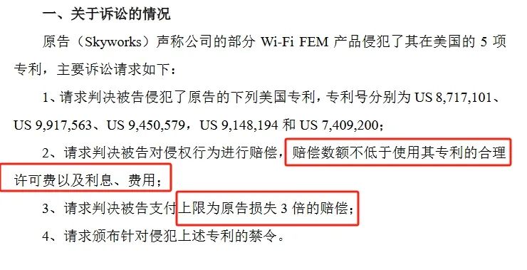 索賠3倍損失！康希通信被美國龍頭企業起訴專利侵權