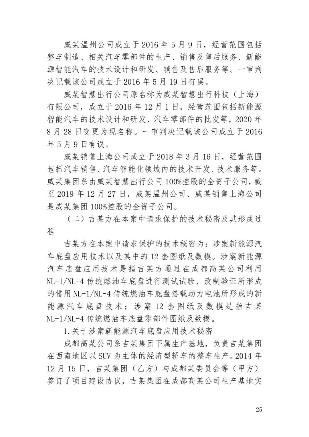 6.4億！判賠數額創新高，新能源汽車技術秘密第一大案終審落槌 | 附判決書