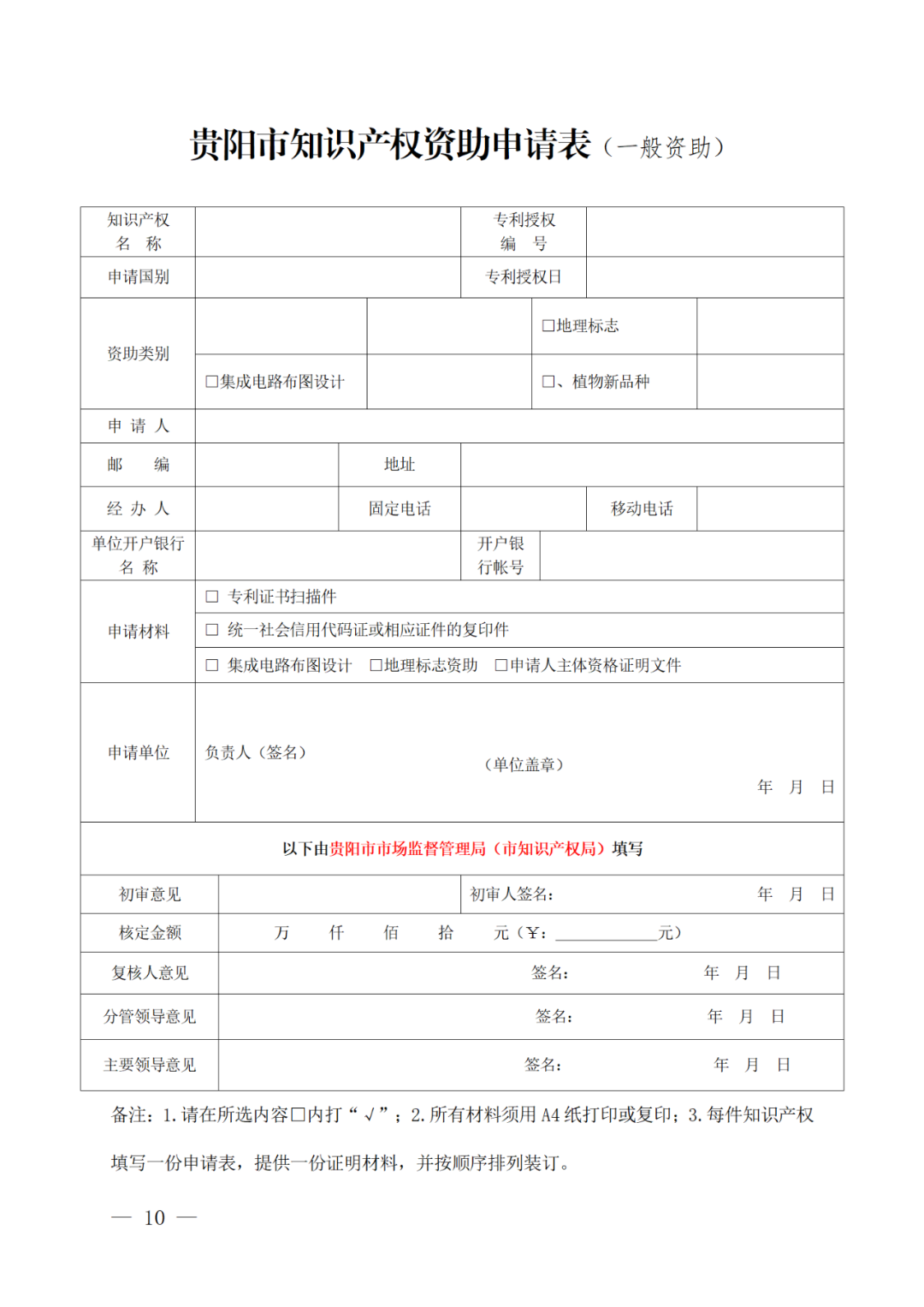 對獲得專利代理師/知識產權師資助2000元，高級資助5000元《貴陽市知識產權資助管理辦法（試行）》